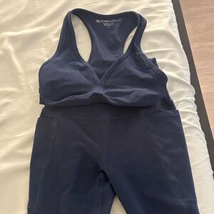 Beyond Yoga Deep Blue Activewear Set